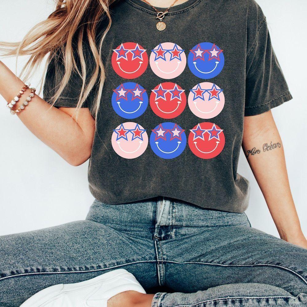 Retro Smile America Usa Vuitino Apparel
